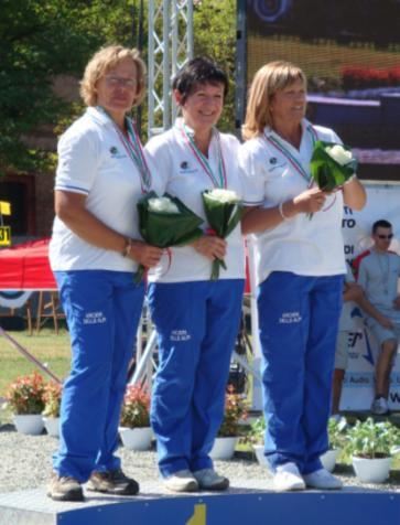 10 12 Settembre Alessandria Campionati Italiani Targa Oro, ma senza titolo italiano, per la squadra master femminile arco