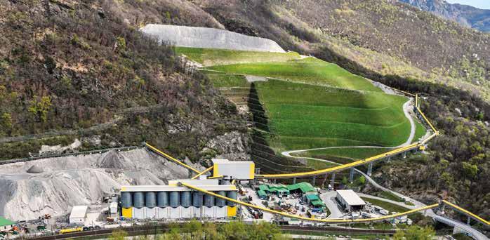 14 PROTEZIONE DELL AMBIENTE Con la nuova linea del San Gottardo, la Svizzera ha realizzato uno dei più grandi progetti ecologici a livello europeo.