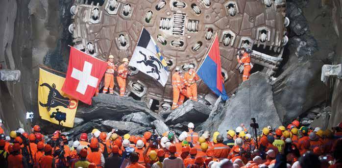 22 LA GALLERIA DI BASE DEL SAN GOTTARDO Dopo 17 anni di lavori, il 1 giugno 2016 la Galleria di base del San Gottardo ha aperto ufficialmente i battenti.