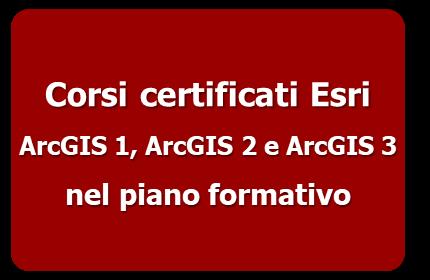 Contenuti del Master Offerta Didattica Corsi Certificati Esri Italia