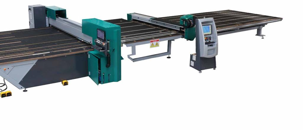 DUAL LINE Combined lines for cutting laminated glass and float glass.