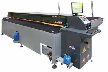 LAMILINEA 511 LAM-S 515 LAMe 520 LAMe 511 LAM-S machine is the ideal solution for customers starting up a laminated glass production and looking for an easy to use, flexible cutting system.