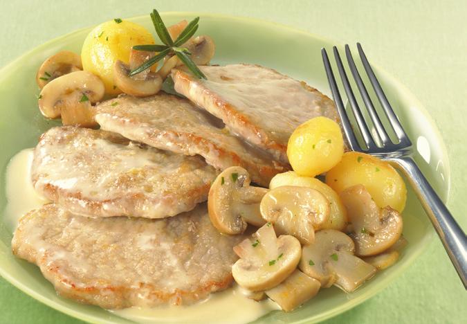 SOO CRN D PREG VE N, EV E SEEZON N Scaloppine di vitello con funghi e patate DENOMNZONE COMMERCE CODCE RCOO VEO D CS VERCE: Scaloppine di vitello con funghi e patate PPP9890551 CODCE EN 13