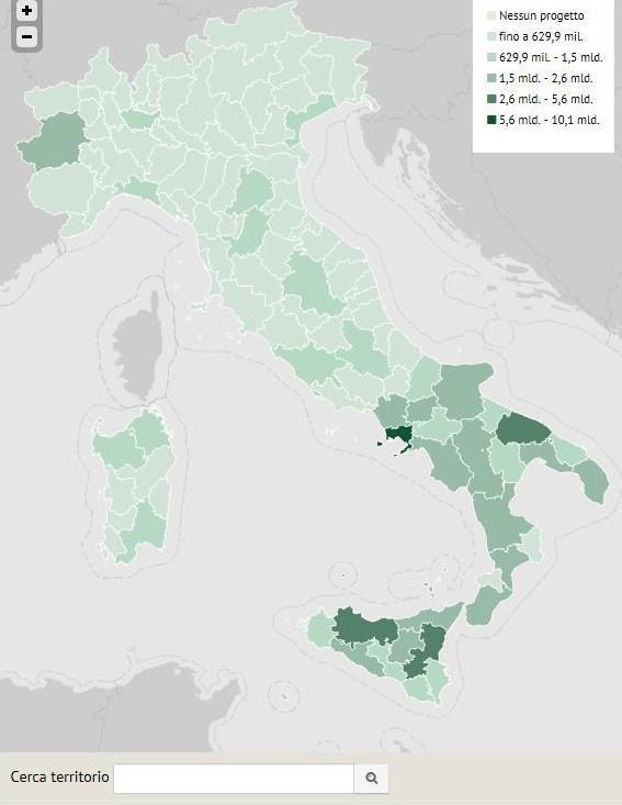 Contenuti del portale OpenCoesione: homepage Accesso diretto