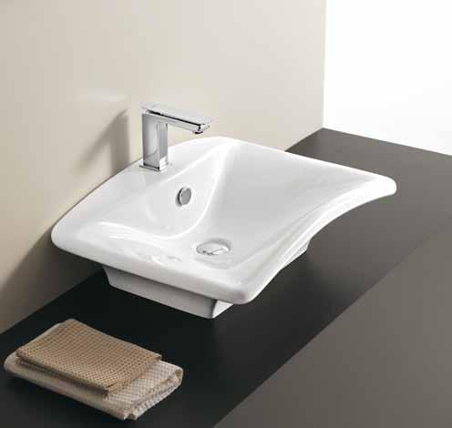 L195 Fuori Box 27 lavabo sospeso / appoggio 27 50 x 27