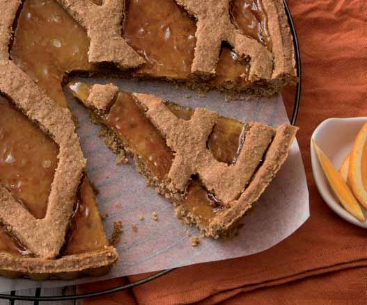 CROSTATE 0347 Crostata con farina integrale e arancia Pasta frolla