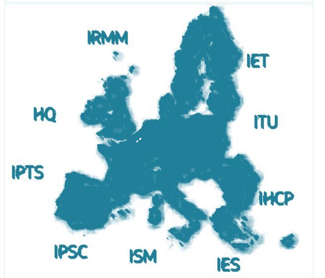 1. The Institute for Reference Materials and Measurements (IRMM) 2. The Institute for Transuranium Elements (ITU) 3. The Institute for Energy and Transport (IET) 4.