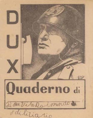 III sezione: I valori L obiettivo primario della scuola fascista era quello di creare un fanciullo nuovo, pronto a credere, obbedire e combattere nell ordine per il Re, per la Patria e per il Duce.