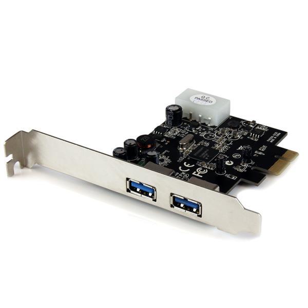 Adattatore scheda PCI Express SuperSpeed USB 3.0 a 2 porte con supporto UASP Product ID: PEXUSB3S2 La scheda PCI Express USB 3.0 PEXUSB3S2 permette di aggiungere due porte USB 3.