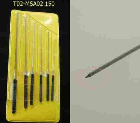 REF. CA 1007 T02-MSA02.150 SET DI 6 ALESATORI MISURE: DIA.0.6MM, 0.