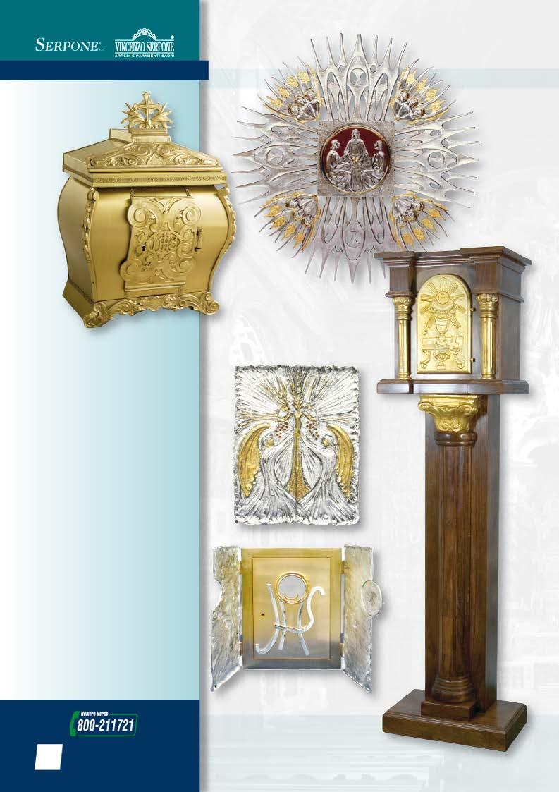 Tabernacoli q - Tabernacolo - Urna del Santo Sepolcro in legno rivestito in ottone dorato a vernice a caldo. Misure esterne cm 43x52x30. Cod. 6071.