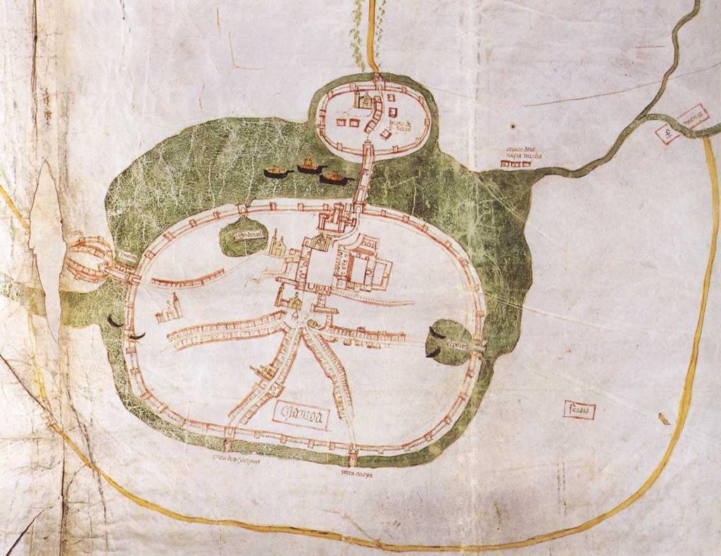 Carta topografica del territorio veronese, particolare della
