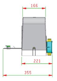 3 DIMENSIONI ITALIANO Dimensioni in mm 4 PREDISPOSIZIONI ELETTRICHE (impianto standard) Fig. 2 1. Operatore 2. Lampeggiatore 3. Fotocellule 2easy-BUS 4. Fotocellule tradizionali 5.