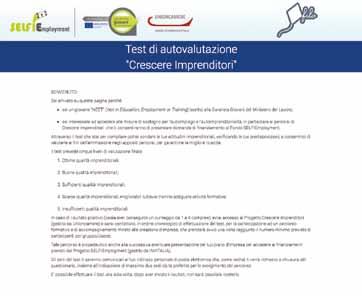 2 Scopri l imprenditore che è in te Dopo esserti autenticato sul Portale nazionale di Garanzia Giovani, verifica le