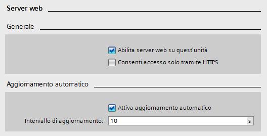 Impostazione e rilevazione della diagnostica di sistema 4.