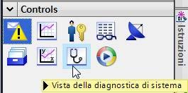 Impostazione e rilevazione della diagnostica di sistema 4.