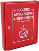 Cassette portadocumenti Necessarie per la conservazione dei documenti relativi alla prevenzioni incendi, registro