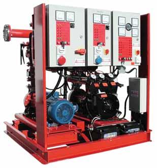 Gruppi pompa preassemblati e motopompe Vengono utilizzati negli impianti di spegnimento a sprinkler o a diluvio o nelle reti idranti quando l alimentazione