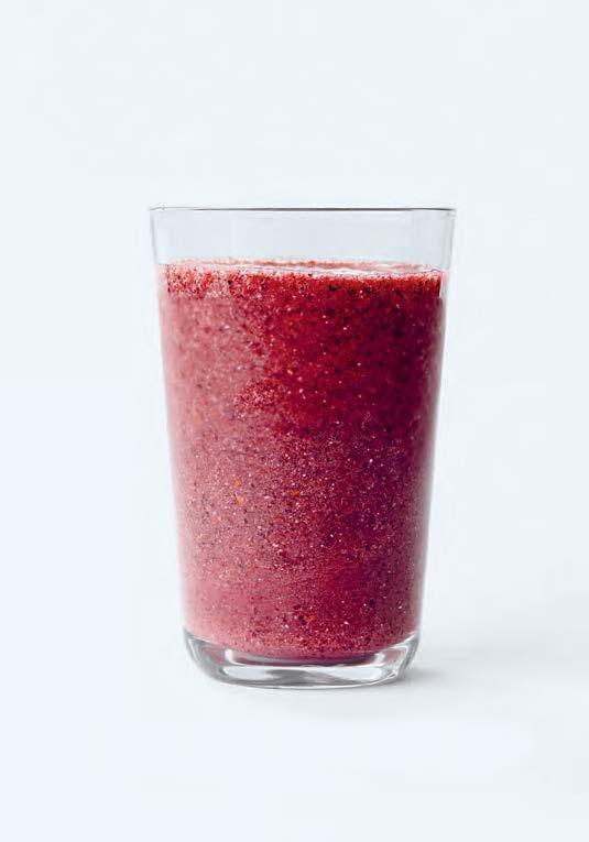 Questo smoothie è ricco di vitamina C, potente antiossidante utilizzato per cicatrizzare le ferite, riparare e conservare in buona salute ossa e denti.