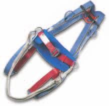 5 pcs EN 361 1/85 IMBRAGATURA ANTICADUTA SAFETY HARNESS Con due punti di ancoraggio dorsale e sternale + ctura di posizionamento