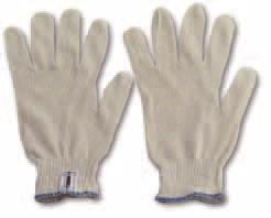 1 1/313 GUANTO IN COTONE 0% A FILO CONTINUO, 2 CAPI 0% COTTON KNITTED SEAMLESS GLOVES TAGLIESIZES (EN 420)  1