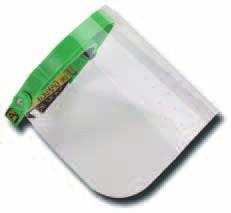 polycarbonate face shield Packagg: pieces EN 166 1/40 VISIERA TRASPARENTE IN POLICARBONATO