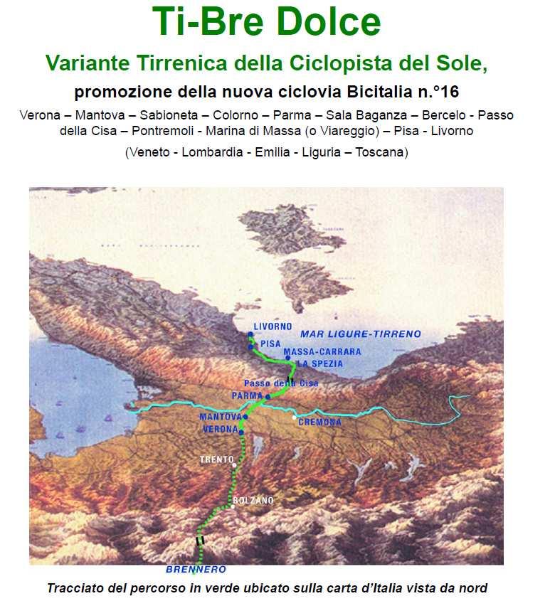 Ciclostaffetta 2011 dal 3 al 7 settembre (5 giorni) km.