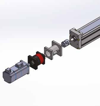 16 TLM 65V DRIVE SYSTEMS BRUSHLESS/STEPPER motor and PLANETARY gearbox TLM TLM modulo lineare linear module tipo riduttore gearbox type tipo motore motor type campana di accoppiamento ADAPTER flange