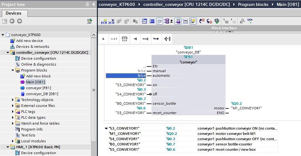 7.3 Modifiche nel programma STEP 7 Prima di testare la visualizzazione è necessario eseguire un'ulteriore modifica nel programma STEP 7.