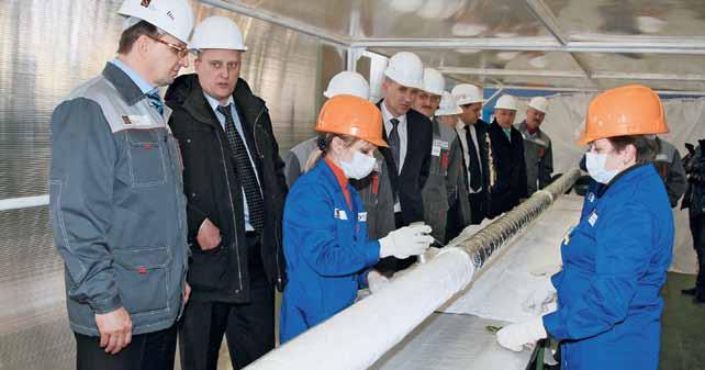 partenerii noștri Reprezentanţii Gazprom s-au familiarizat cu tehnologia, condiţiile de fabricare şi sistemul de control al calităţii ţevilor în hala de producere a ţevilor TLT «Vom face saltul» La