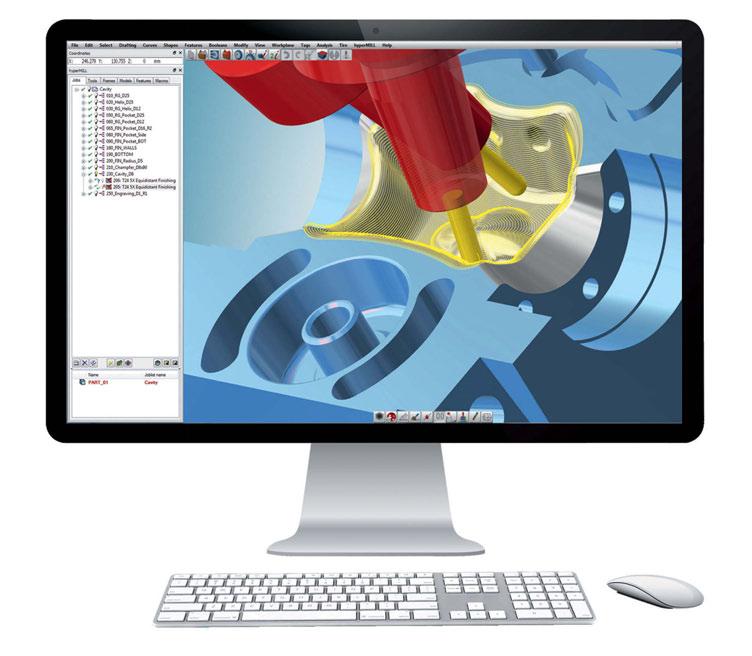 Il prodotto integra il kernel CAD 3D di OPEN MIND.