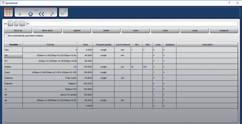 Vantaggi: generazione rapida di un unica superficie per la programmazione NC.