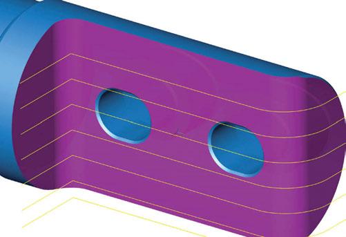 automatica 3D di materiale residuo n Ripresa di materiale residuo a 5 assi Vantaggi: migliore qualità