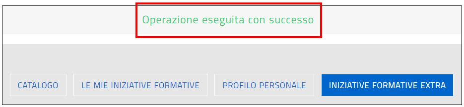 Una vlta digitat il pulsante Salva l iniziativa sarà registrata sulla piattafrma della frmazine SOFIA ed entrerà a far