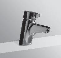 69 Rubinetteria temporizzata - Forum Forum - Miscelatore monocomando temporizzato per lavabo con bocca di erogazione fissa, aeratore a flusso lamellare M24x1 e tubi flessibili SPX.