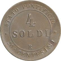 S. 1.000 SOLDI 1868