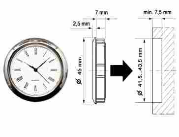 221 c.c. PERNO CORTO Movimento Uts Ø 53 mm con svegli