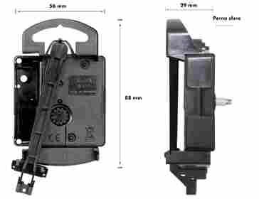 MOVIMENTI AL QUARZO JUNGHANS VERSIONE STANDARD - STEP 2100/11 Perno sfere da 11 mm - Boccola centrale da 5 mm 2100/16 Perno sfere da 16 mm - Boccola centrale da 9 mm 2100/21 Perno sfere da 21 mm -