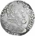 3340 Filippo II (1556-1598) 4 Tarì - Busto barbuto coronato a