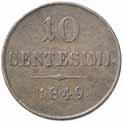 stante con cornucopia - CNI 14/7; MIR 505 AG - Segnetto al R/ BB+ 200 3424 Francesco Giuseppe I d Asburgo-Lorena (1848-1866) 10 Centesimi 1849