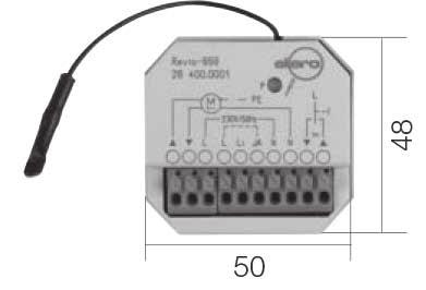 radio 868MHz alimentazione a pannello solare Dispositivo Sole/Vento/Pioggia SCR