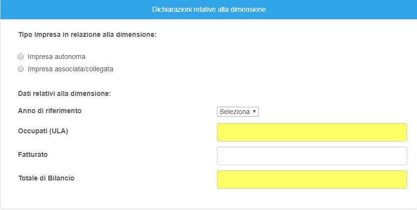 Il sistema effettuerà un controllo su quanto dichiarato in