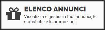 2 Accesso effettuato Dopo aver cliccato su ACCEDI nel box di login ti troverai su questa schermata.