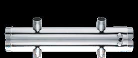 VERSIONE 2 POMPE - TIPO M: COLLETTORI DI MANDATA 2 PUMPS MODEL - M TYPE: DELIVERY MANIFOLDS DNM DMP Modello Models Dimensioni in mm Dimensions in mm A B C D E F Peso in kg Weight in kg Codice