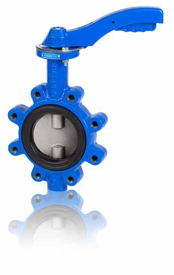 H2108 VALVOLE A FARFALLA TIPO LUG BUTTERFLY VALVES LUG TYPE CARATTERISTICHE TECNICHE Corpo valvola: in ghisa EN-GJS-400 (GGG-400) Verniciatura: epossidica Disco: Acciaio inox Aisi 316 Tenute: EPDM