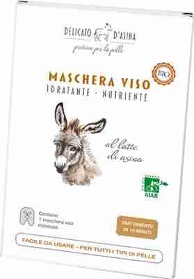 lumaca bio Maschera viso nutriente al latte