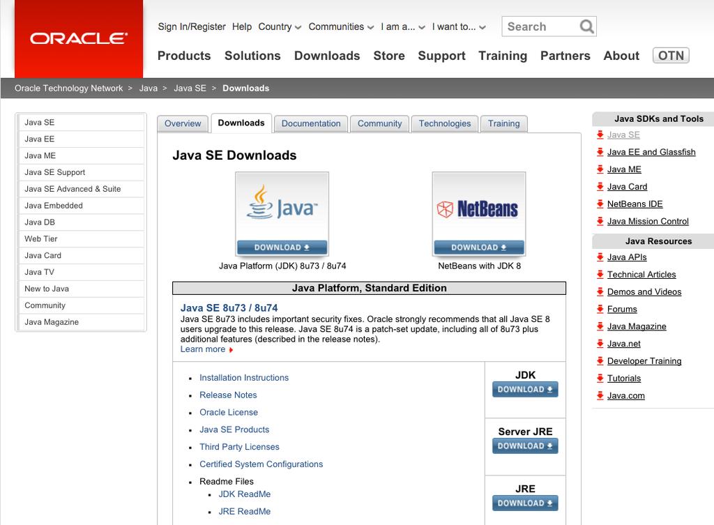 11 Basic tools: JRE, JDK http://www.oracle.