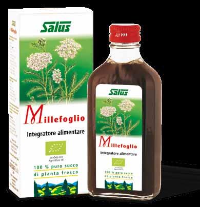 DEPURAZIONE E DIGESTIONE SUCCO DI Millefoglio Integratore alimentare di puro succo di millefoglio VEGANI E Millefoglio per la funzione digestiva, la regolare motilità gastrointestinale e l