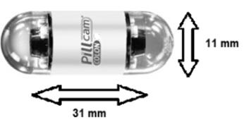 - Nuovo design PILLCAM COLON CAPSULE CARATTERISTICHE TECNICHE: - Doppia fotocamera - Dimensioni: Diametro: uguale alla PILLCAM SB Lunghezza: 5 mm più lunga della PILLCAM SB - Ottica ottimizzata e ALC