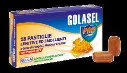 GOLASEL-PRO CON PROPOL-ACT Novità 2017 GOLASEL PRO Spray Adulti (REF. 2630) nebulizzatore no-gas da 20 ml - AROMA LIMONE Per il benessere di bocca e gola.